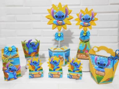 Kit 60 Lembrancinhas Stitch