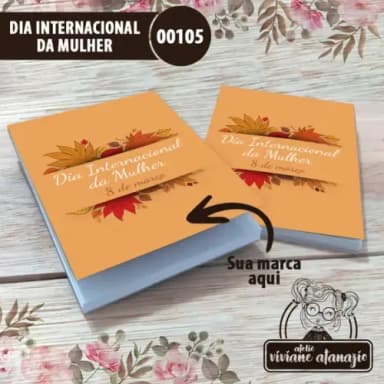 Bloquinho de Anotações Dia Internacional da Mulher - 00105