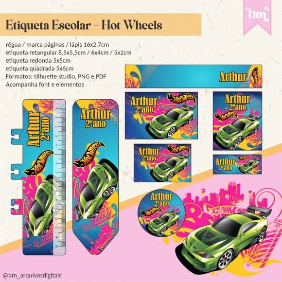 60 Etiquetas Hot Wells