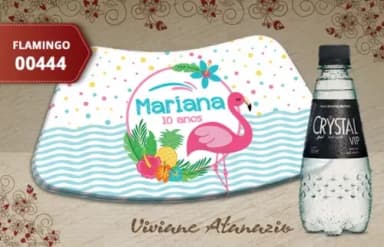 Rótulo Crystal Vip Flamingo - 00444