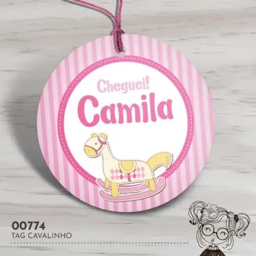 Tag Redonda Cavalinho - 00774