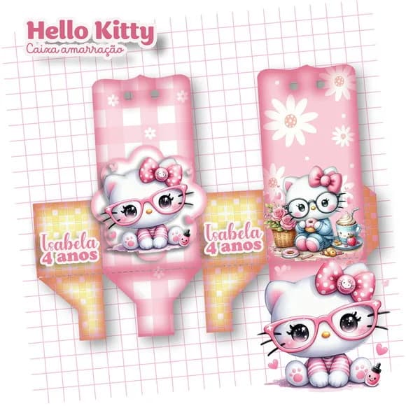 Kit 30 Lembrancinhas Hello Kitty