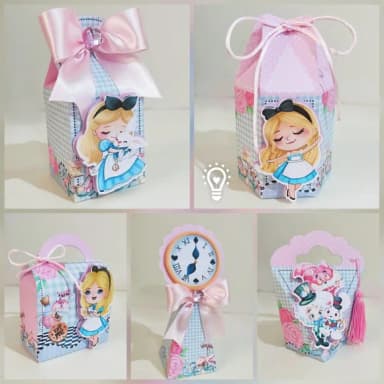 Kit 60 Lembrancinha - Alice