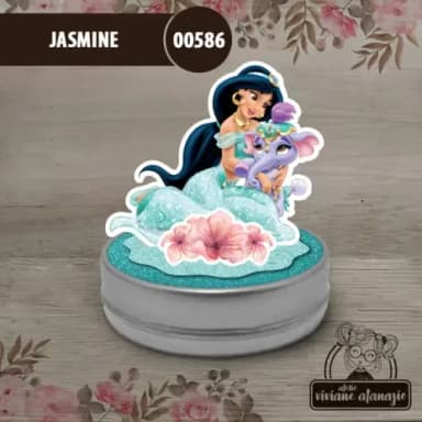 Latinha 3d Jasmine - 00586