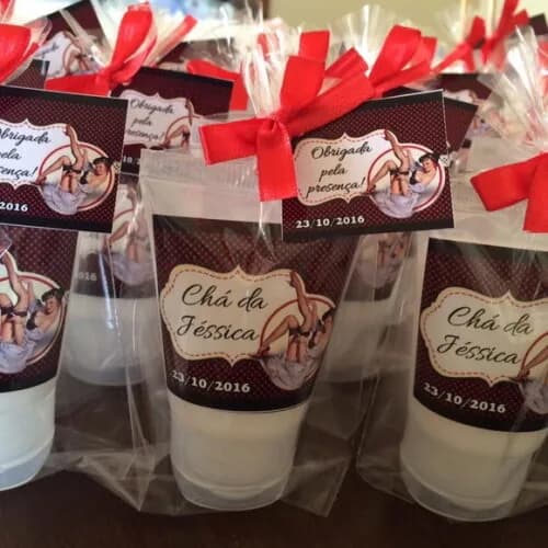 Lembrança Chá de lingerie Creme Hidratante