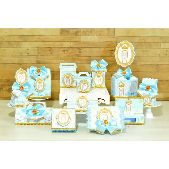 Kit 30 Lembrancinhas Batizado