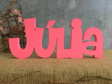 Letras Decorativas - nome em MDF