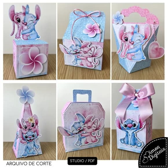 Kit 60 Lembrancinhas Stitch