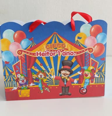 Sacola personalizada Circo
