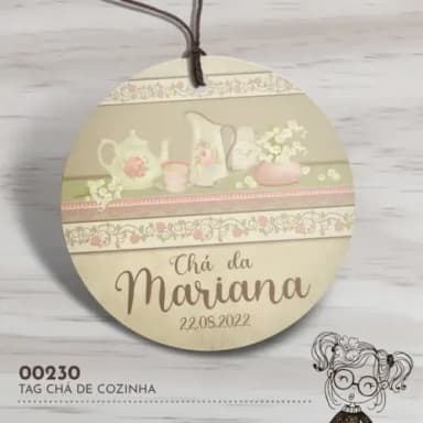 Tag Redonda Chá de Cozinha - 00230