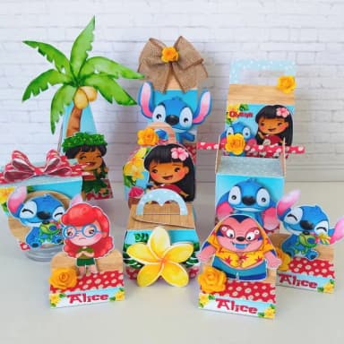 Kit 60 Lembrancinhas Stitch