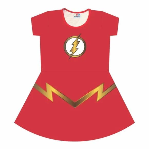Vestido Infantil Super Heroína