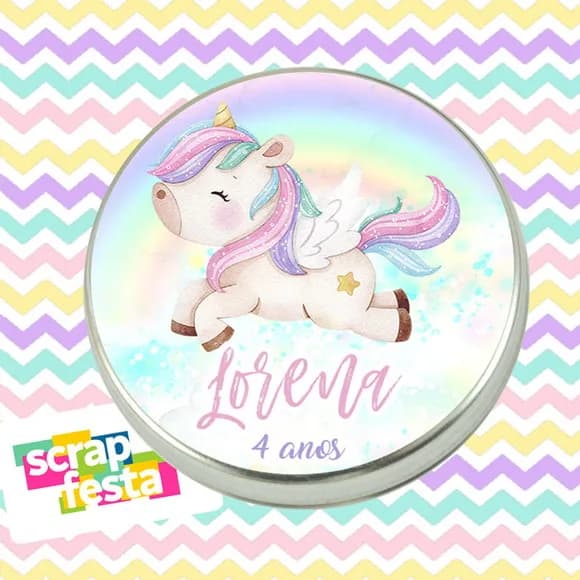Latinhas Personalizadas Lembrancinhas Festa Unicórnio