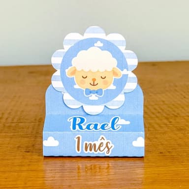 PEGUE E MONTE - Porta Bis Duplo Personalizados CORDEIRINHO - Decoração de Festa | Lembrancinhas | Aniversário | Personalizados