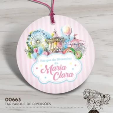 Tag Redonda Parque de Diversões - 00663