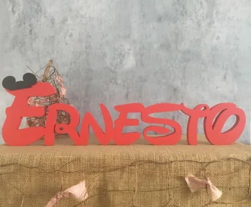 DISNEY - Letras de MDF -Nomes