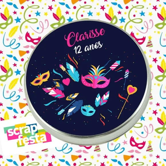 Latinhas Personalizadas Festa Carnaval