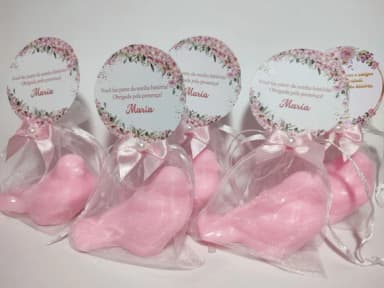 Lembrancinha 70 Anos: Sabonete Passarinho Perfumado