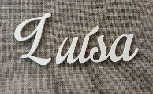 Letras Decorativas Nome De Parede