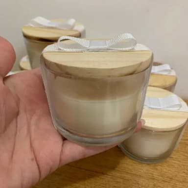 Lembrança Vela Vegetal Aromática Pote Vidro