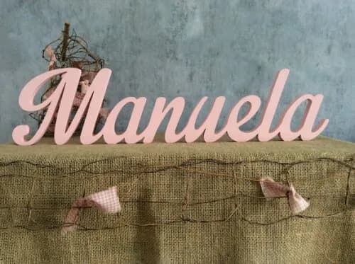 Letras Decorativas em MDF - Linha Cursiva