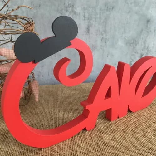 DISNEY - Letras de MDF -Nomes