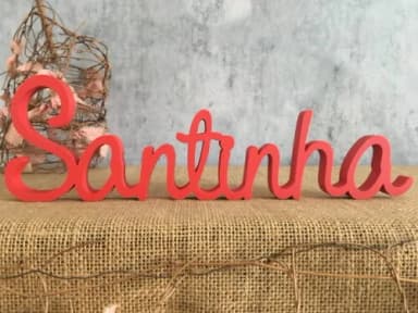 Letras de MDF -Nomes - Letras Cursivas