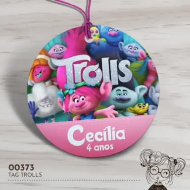 Tag Redonda Trolls - 00373