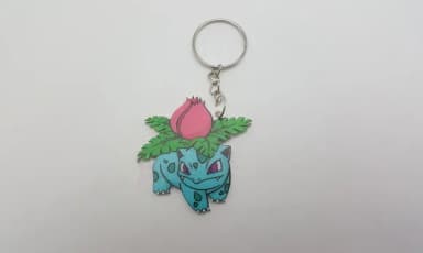 Chaveiro Pokémon Ivysaur em Acrílico Uv