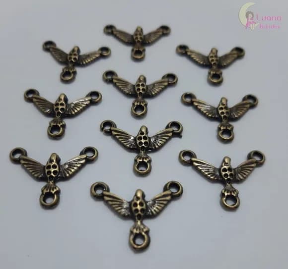 Entremeio Div. Espírito Santo Metal Ouro Velho -pct C/12 Uni