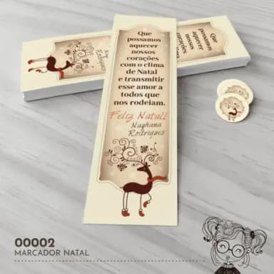 Marcador de Livro Natal - 00002