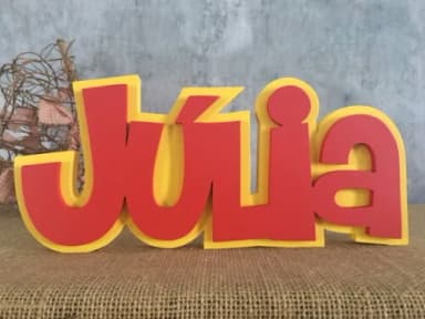 Letras Decorativas De MDF SOBREPOSIÇÃO