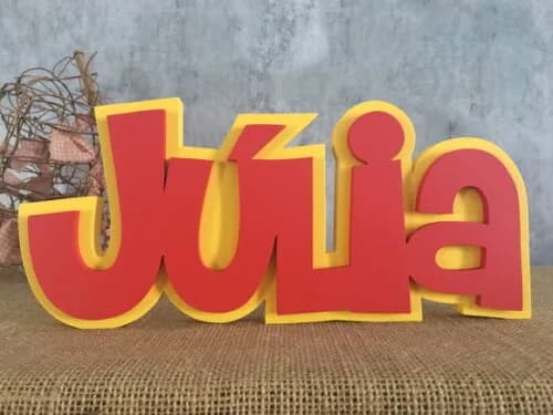Letras Decorativas De MDF SOBREPOSIÇÃO
