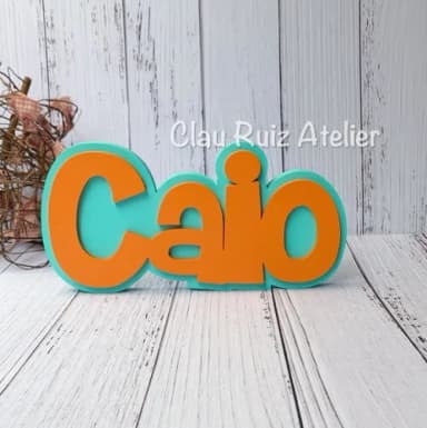 Nomes em Sobreposição Decoração de Bebê