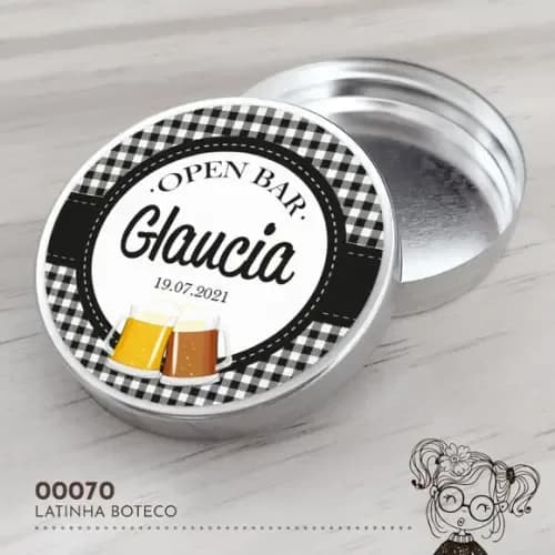 Latinha Adesivada Boteco - 00070