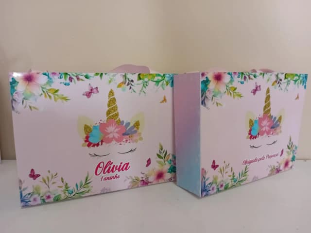 Sacolinhas Personalizadas Unicórnio para Lembrancinhas