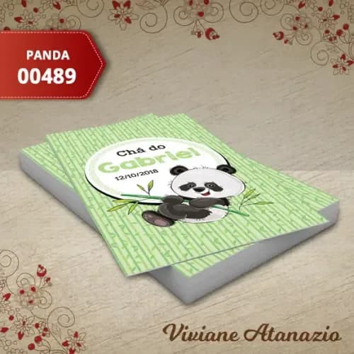 Adesivo Tubete Panda - 00489