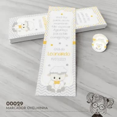 Marcador de Livro Ovelhinha - 00029