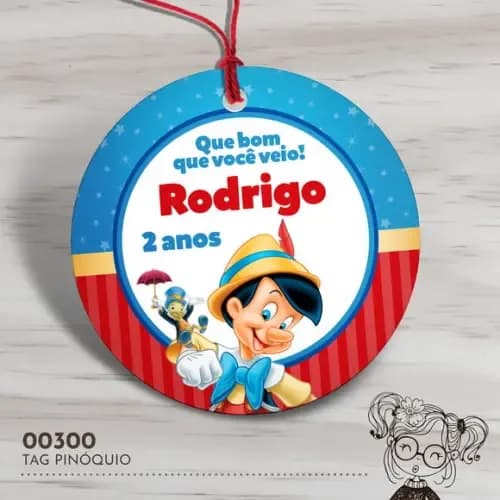 Tag Redonda Pinóquio - 00300