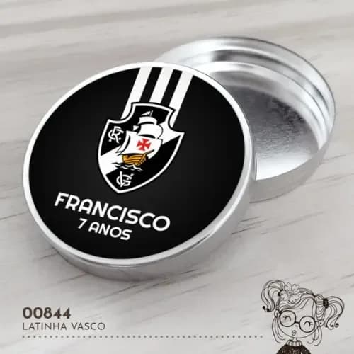 Latinha Adesivada Vasco - 00844