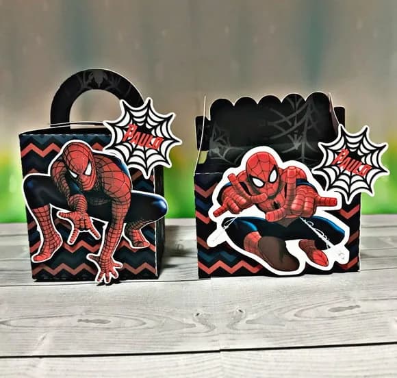 Kit 60 Lembrancinhas Homem Aranha
