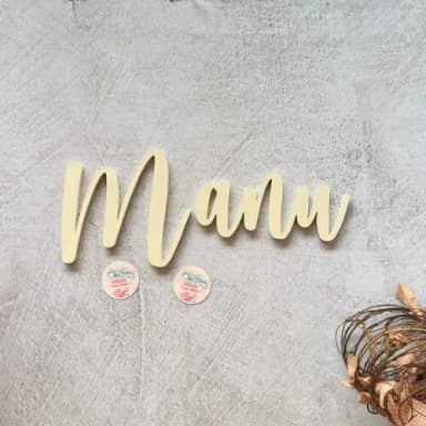 Nome de Parede em mdf - Decoração Bebê e Infantil