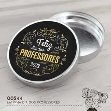 Latinha Adesivada Dia dos Professores - 00544