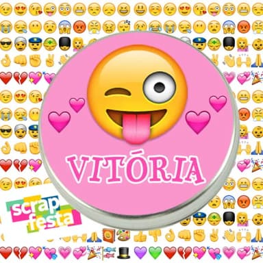 Latinhas Personalizadas Festa Emoticons