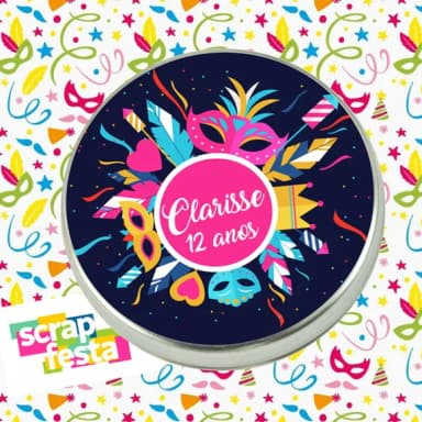 Latinhas Personalizadas Festa Carnaval
