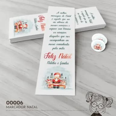 Marcador de Livro Natal - 00006