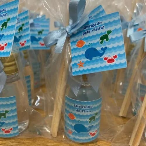 Lembrancinha Maternidade Aromatizador Fundo do Mar