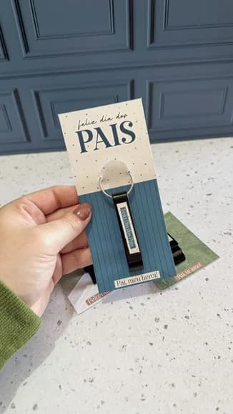 Card com Abridor de Garrafa Dia dos Pais