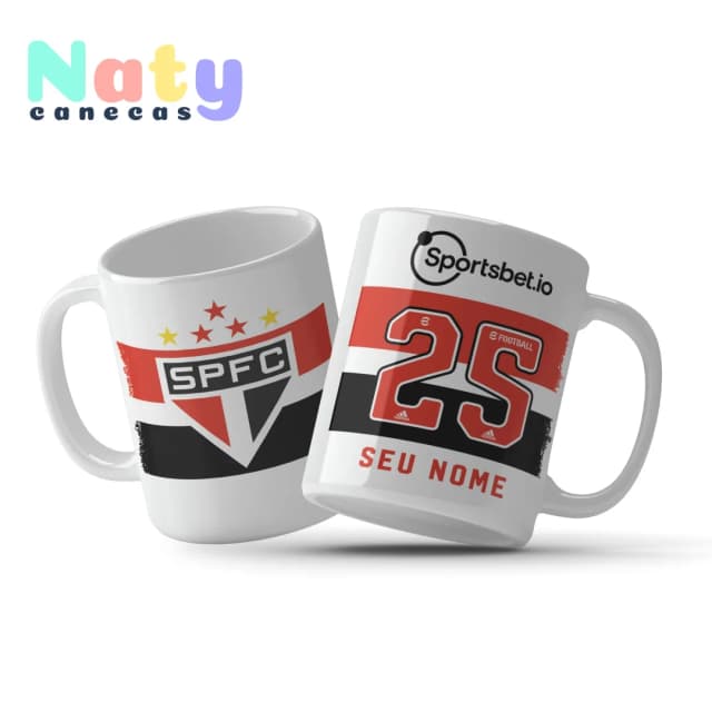 Caneca Personalizada Futebol São Paulo