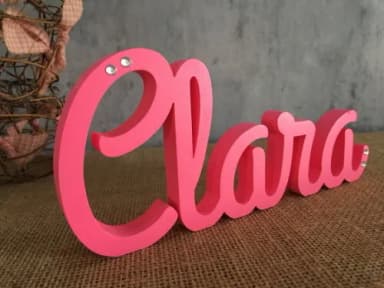 Letras de MDF -Nomes - Letras Cursivas